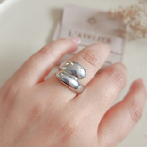 Anillo Amelia Plateado